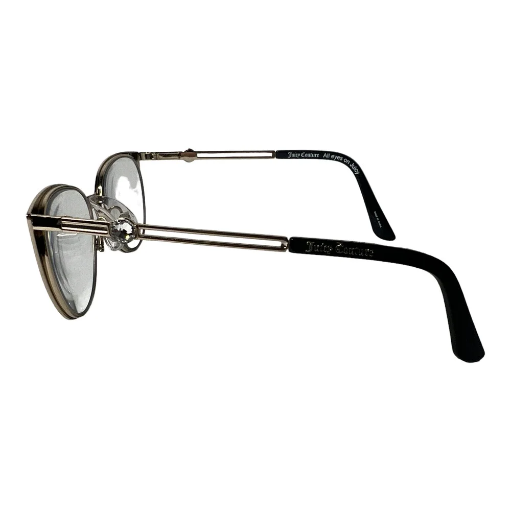 Juicy Couture JU 221 Eyeglasses frames black cat eye womens H3505 - Picture 2 of 7